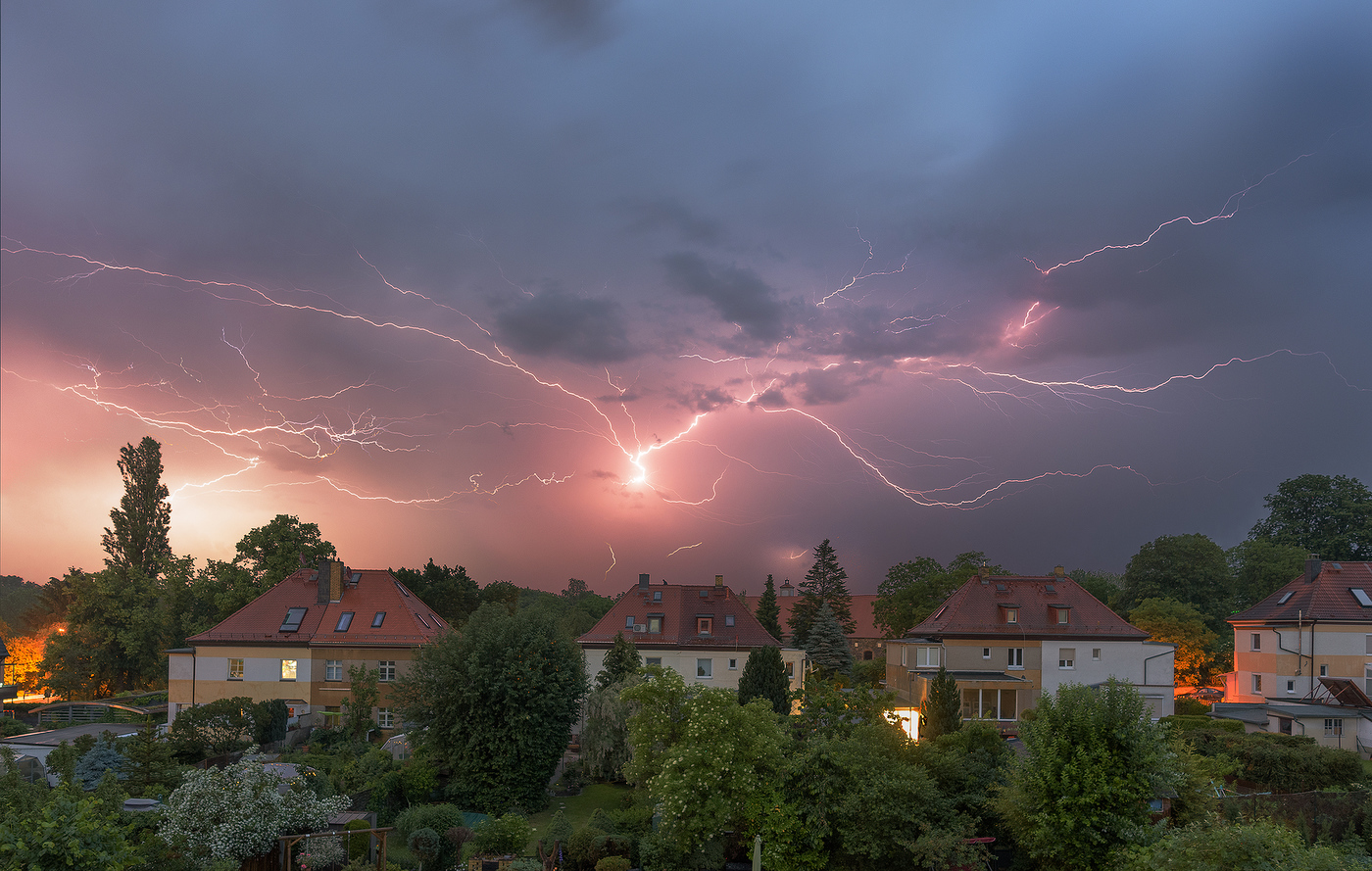 Gewitter in Leipzig